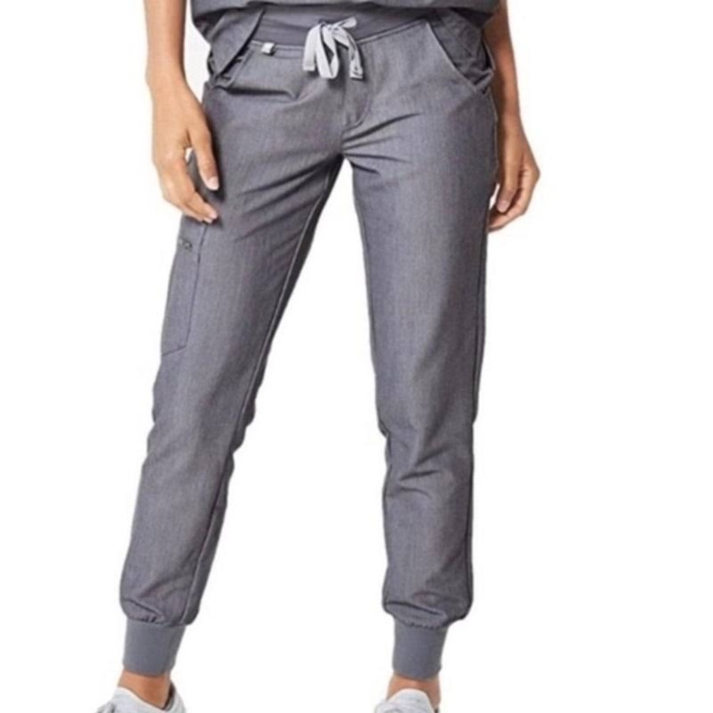 Figs Gray Track Pants